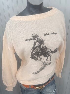 Stunning Cowboy Sweater Women’s Size Large